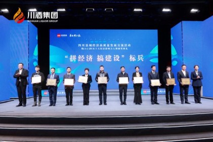 川酒集团荣获2022年“抓经济、搞建设”标兵