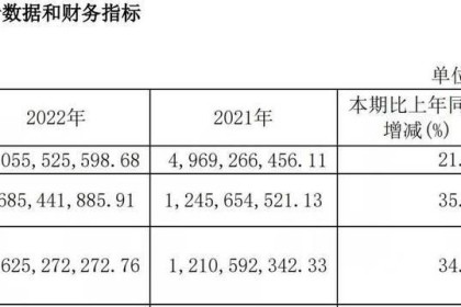 倍增！ 舍德酒业2022年营收60.56亿元 同比增长21.86%