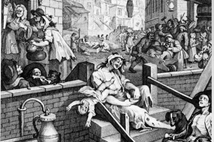 发生在18世纪英国的“杜松子酒地狱”